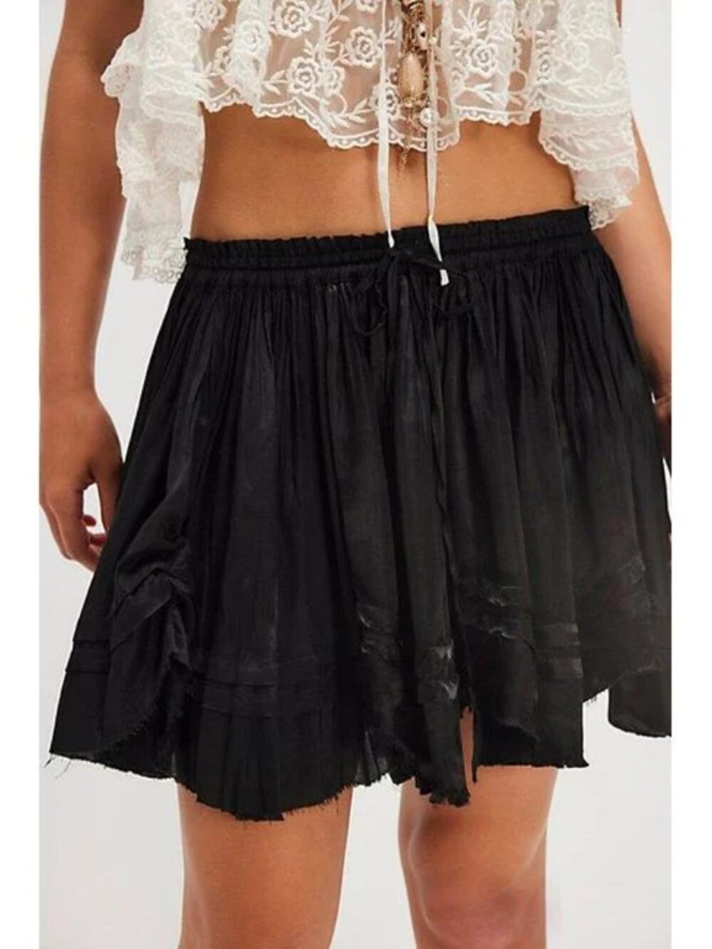NWT Free People FP One Third Charm Shine Mini Skirt
